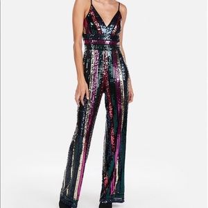 Express Sequined Jumpsuit- Size XL